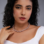 Eclat de Rolo Silver Necklace - Diavo Jewels