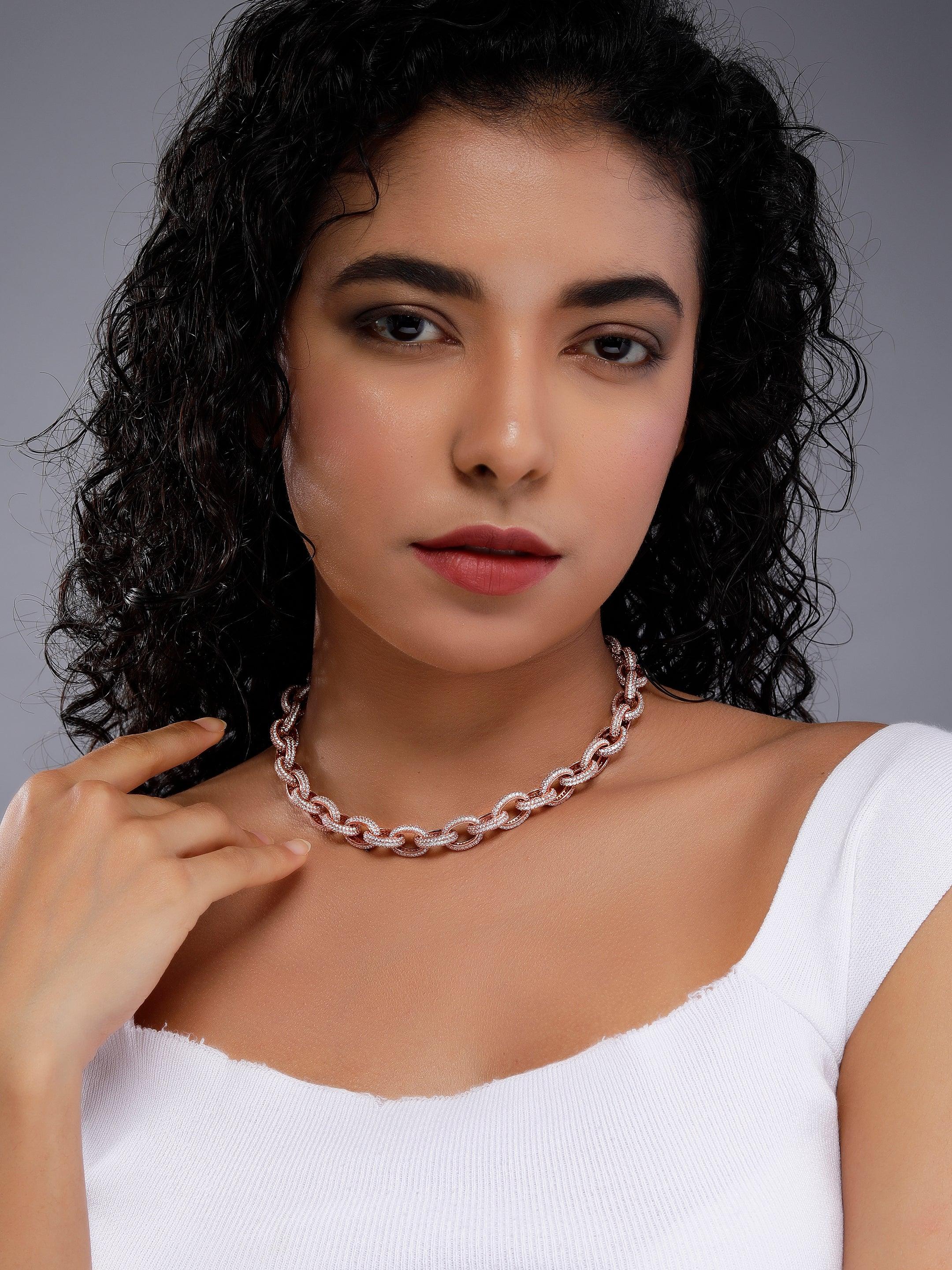 Eclat de Rolo Silver Necklace - Diavo Jewels