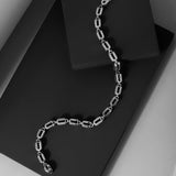 Pinnacle Prestige Rhodium Plated Men's Silver Bracelet - Diavo Jewels