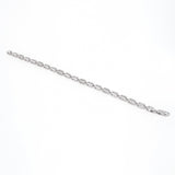 Pinnacle Prestige Rhodium Plated Men's Silver Bracelet - Diavo Jewels