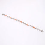 Pinnacle Prestige Two-Tone Men's Silver Bracelet - Diavo Jewels