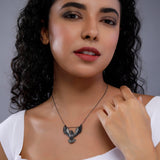 Majestic Bird of Prey Silver Necklace - Diavo Jewels