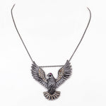 Majestic Bird of Prey Silver Necklace - Diavo Jewels