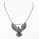 Majestic Bird of Prey Silver Necklace - Diavo Jewels