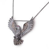 Majestic Bird of Prey Silver Necklace - Diavo Jewels