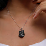 Playful Panda Silver Necklace - Diavo Jewels