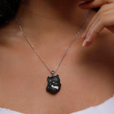 Playful Panda Silver Necklace - Diavo Jewels