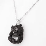 Playful Panda Silver Necklace - Diavo Jewels