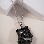 Playful Panda Silver Necklace - Diavo Jewels