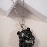 Playful Panda Silver Necklace - Diavo Jewels