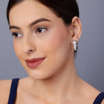 Modern Long Cascade 925 Silver Earrings - Diavo Jewels