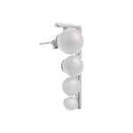 Modern Long Cascade 925 Silver Earrings - Diavo Jewels