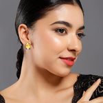 925 Silver Teddy Charm Pearl Earrings