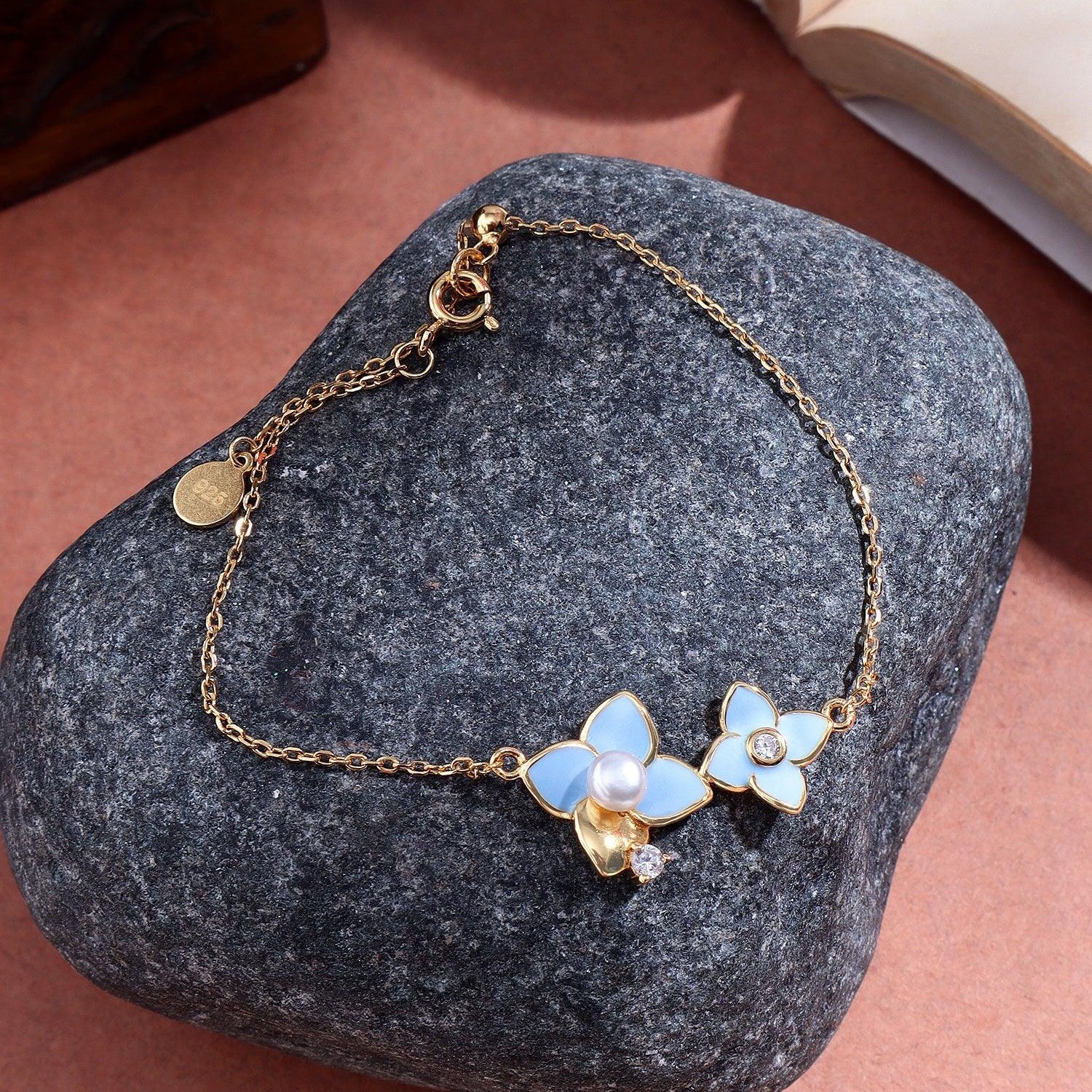 Stellar Flora Connection Silver Bracelet - Diavo Jewels