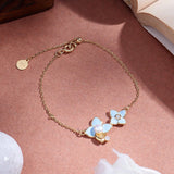 Stellar Flora Connection Silver Bracelet - Diavo Jewels