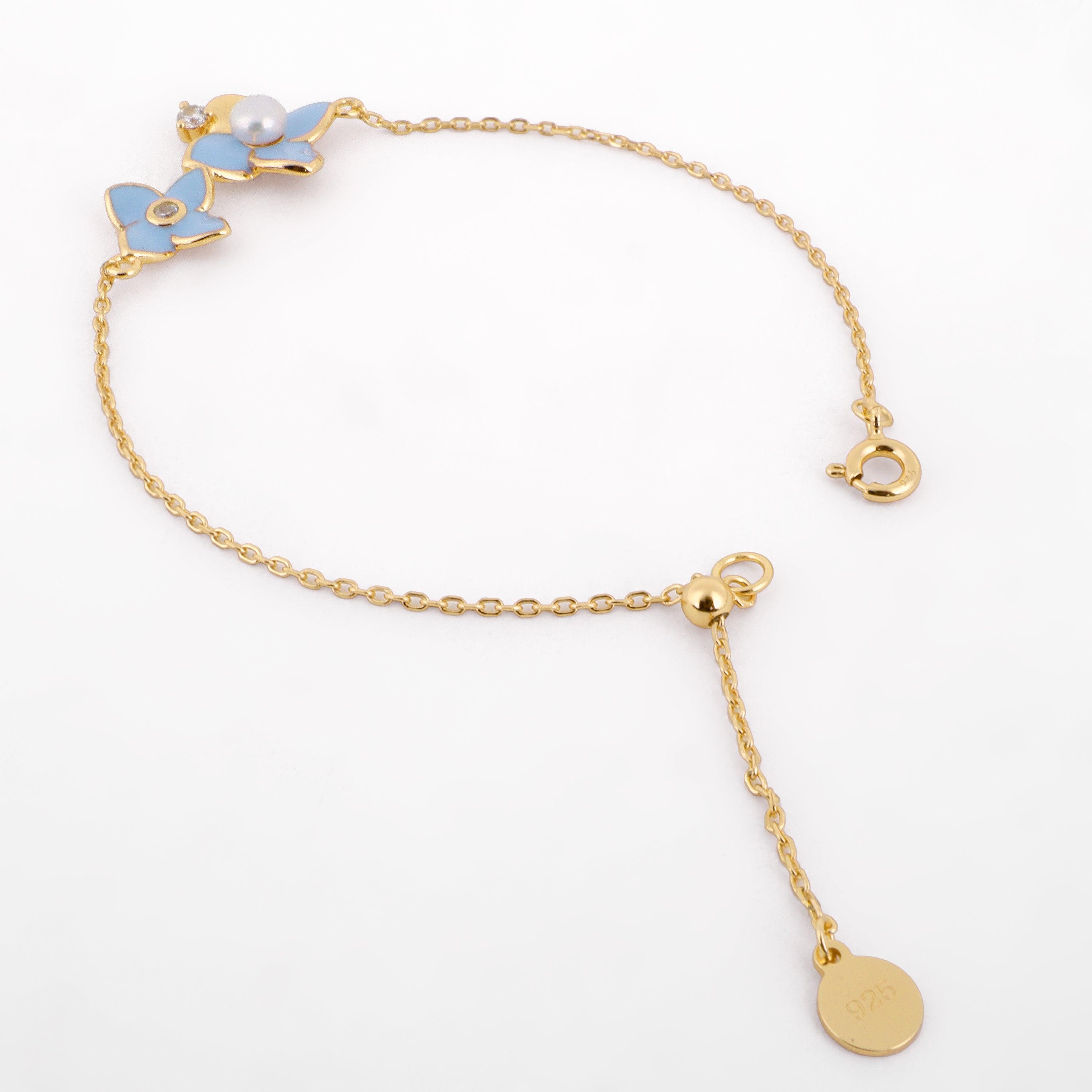 Stellar Flora Connection Silver Bracelet - Diavo Jewels
