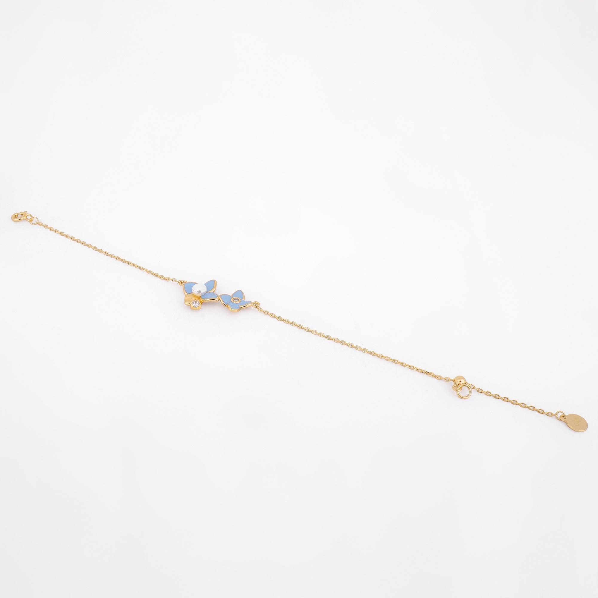 Stellar Flora Connection Silver Bracelet - Diavo Jewels