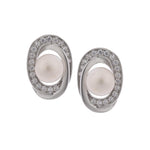 Aqua Swirl Symphony 925 Silver Earrings