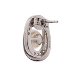 Aqua Swirl Symphony 925 Silver Earrings