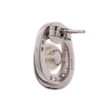 Aqua Swirl Symphony 925 Silver Earrings