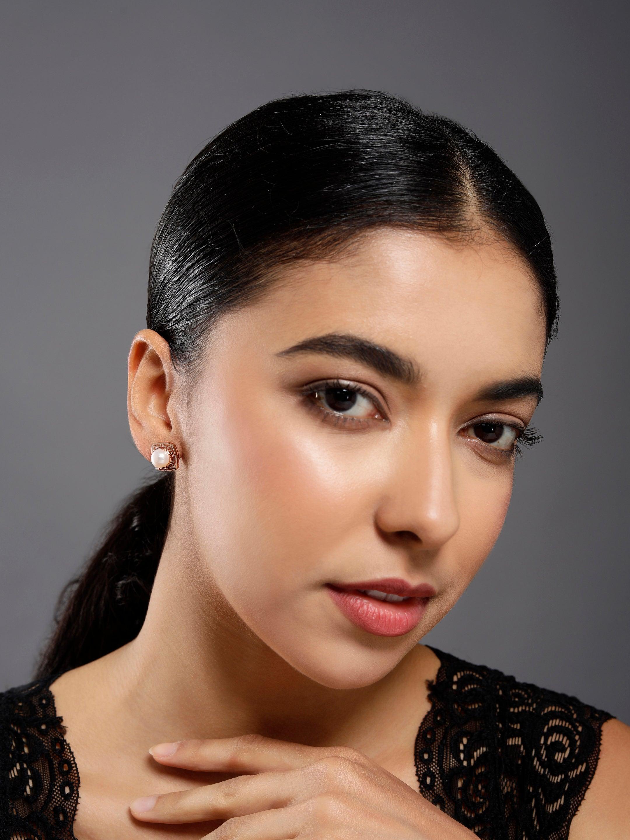 Eminent Sterling Silver Essence Earrings - Diavo Jewels