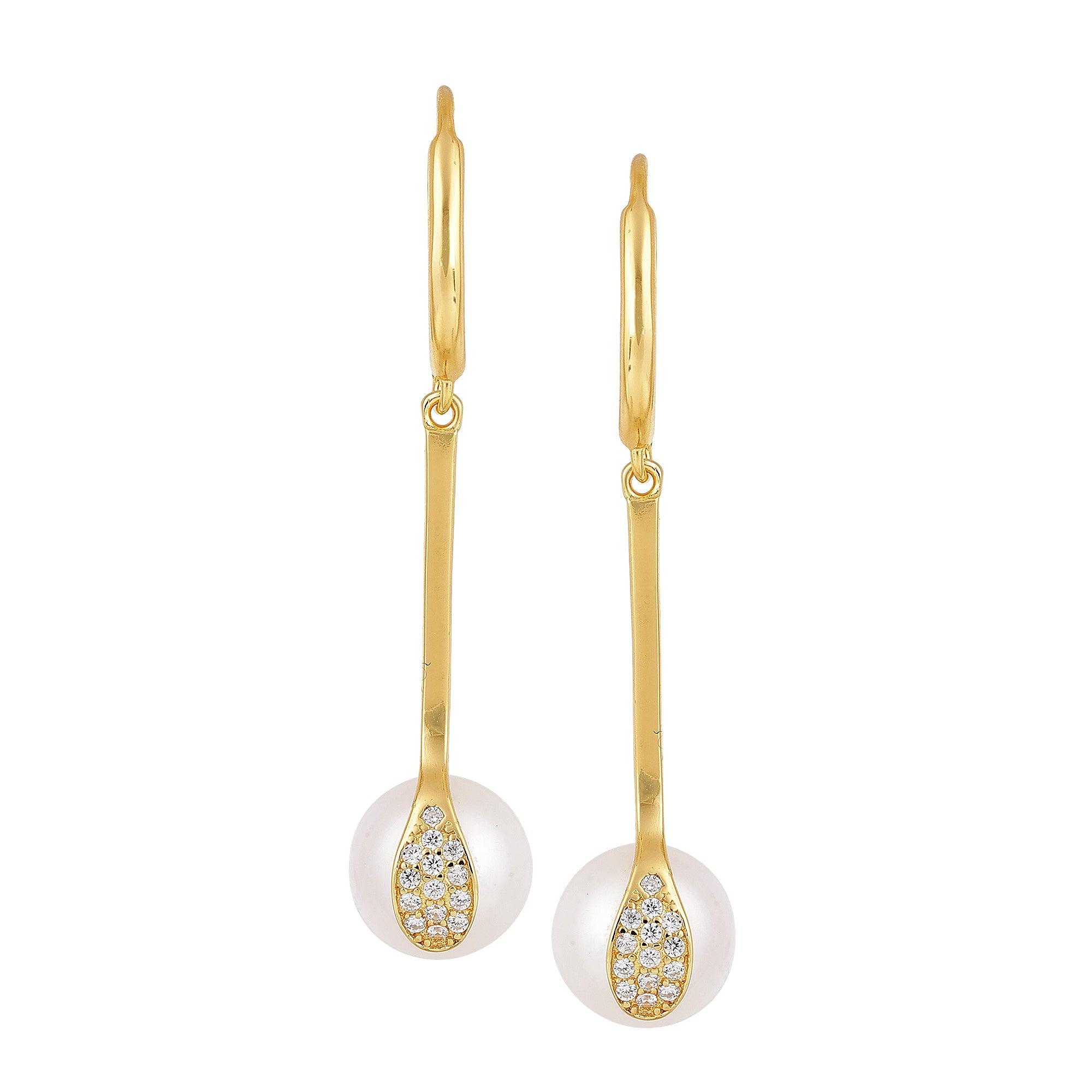 Luminous Descent 925 Silver Earrings - Diavo Jewels