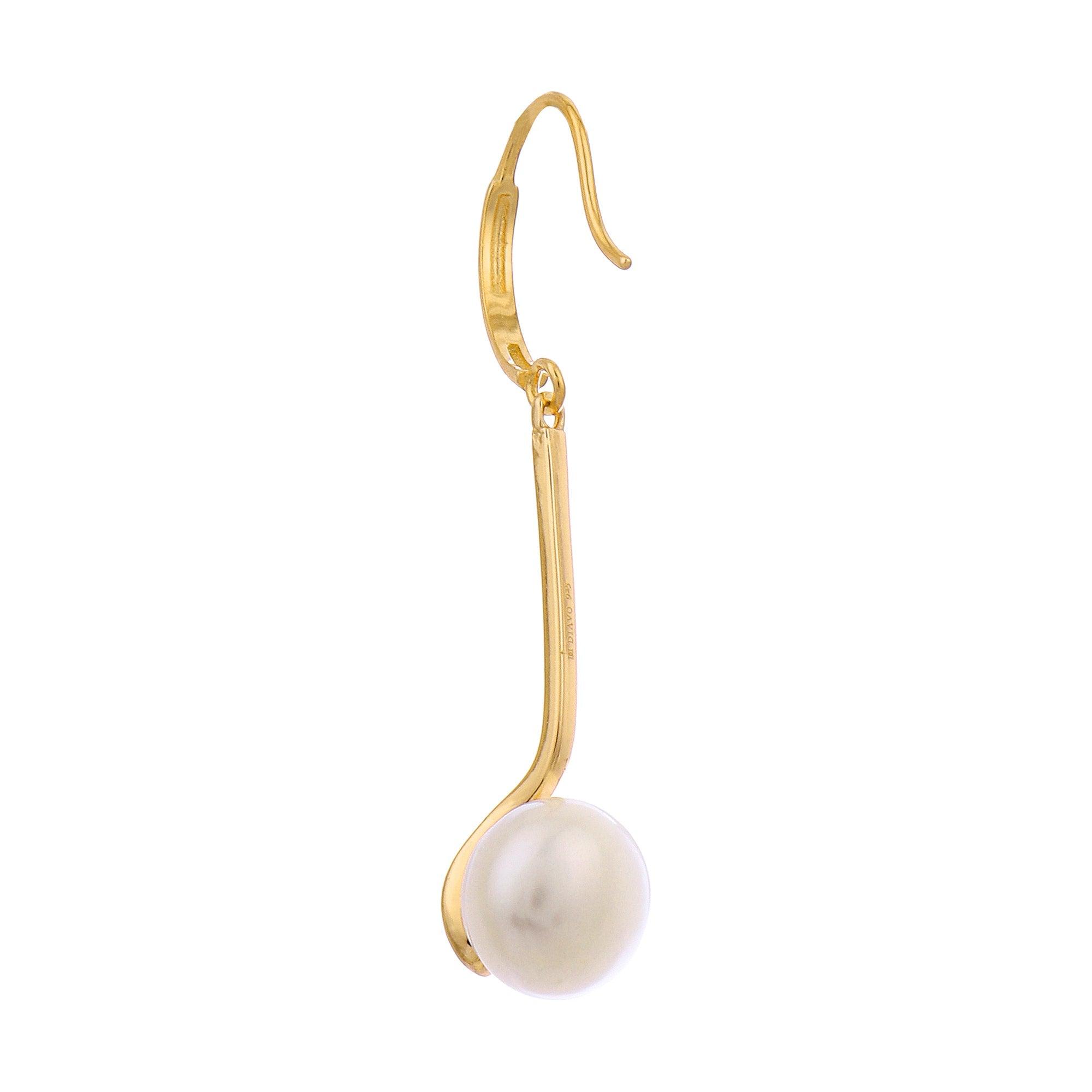 Luminous Descent 925 Silver Earrings - Diavo Jewels