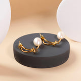 Knotted 925 Silver Earrings - Diavo Jewels