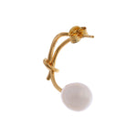 Knotted 925 Silver Earrings - Diavo Jewels