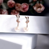 Knotted 925 Silver Earrings - Diavo Jewels