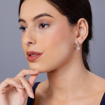 Knotted 925 Silver Earrings - Diavo Jewels