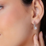 Knotted 925 Silver Earrings - Diavo Jewels