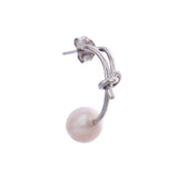 Knotted 925 Silver Earrings - Diavo Jewels