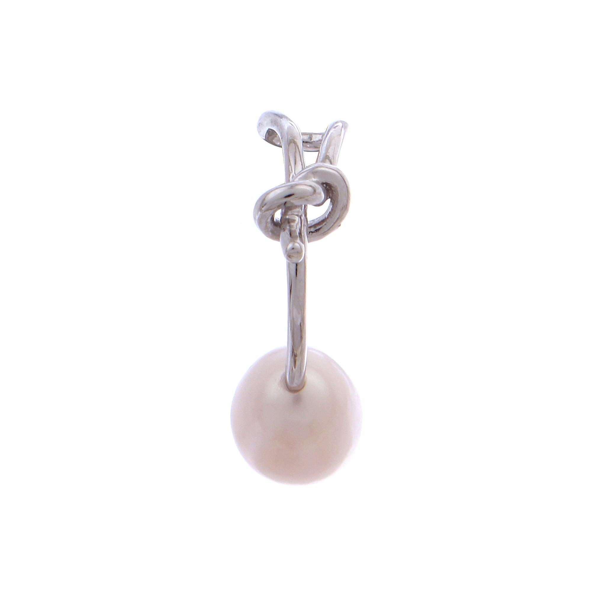 Knotted 925 Silver Earrings - Diavo Jewels