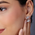 S-shaped 925 silver earrings - Diavo Jewels