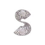 S-shaped 925 silver earrings - Diavo Jewels