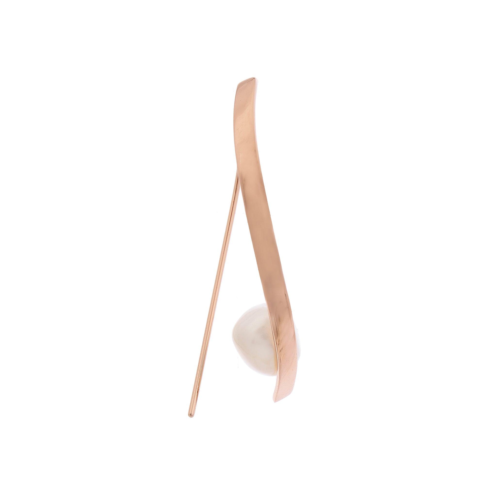 Luminous Cursive 925 Silver Earrings - Diavo Jewels