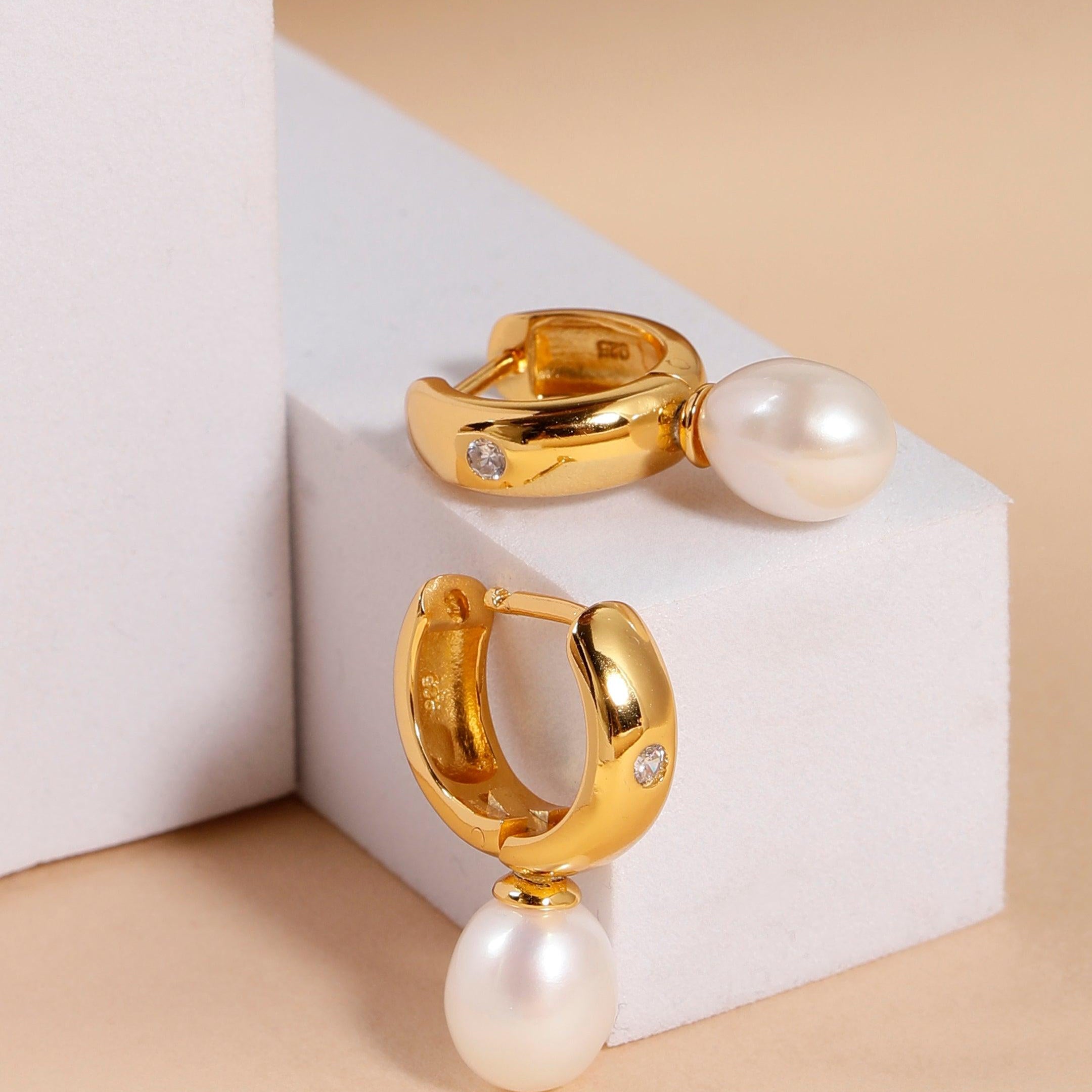 Lock of Elegance: 925 Silver Earrings - Diavo Jewels