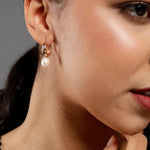 Lock of Elegance: 925 Silver Earrings - Diavo Jewels