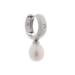 Lock of Elegance: 925 Silver Earrings - Diavo Jewels