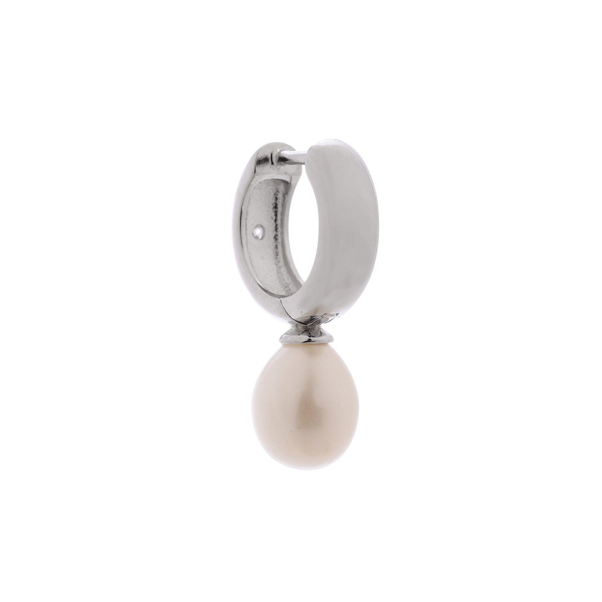 Lock of Elegance: 925 Silver Earrings - Diavo Jewels