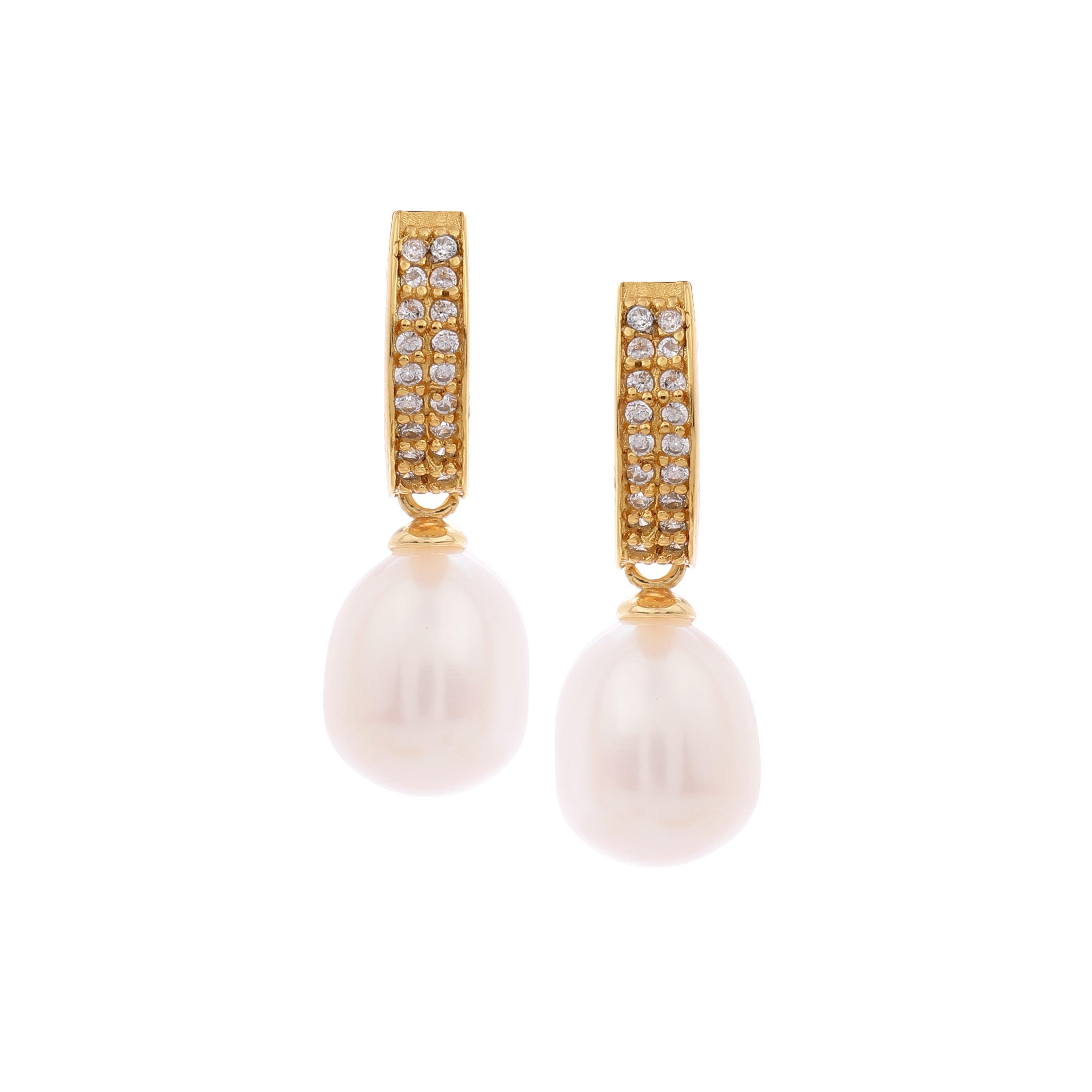 Graceful Drops 925 Silver Earrings - Diavo Jewels