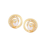 Circlet Sterling 925 Silver Glitter Pearl Earrings